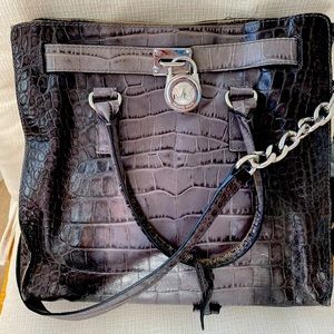 Hamilton Grey Snake Skin Purse